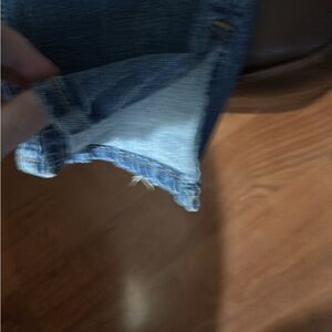 Abercrombie & Fitch Blue Cropped Jeans